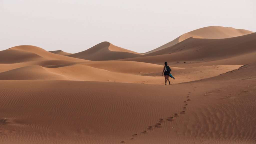 Plus grande dune du désert Marocain